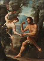 Italian School (XVII - XVIII) - Adam and Eve, Antiek en Kunst, Kunst | Schilderijen | Klassiek