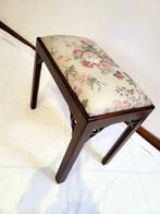 Kruk - Piano kruk of voetsteun - Hout, Textiel -, Antiek en Kunst, Curiosa en Brocante