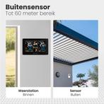 2dekans | Auronic Weerstation - Draadloos - Binnen en Buiten, Witgoed en Apparatuur, Ophalen of Verzenden, Zo goed als nieuw