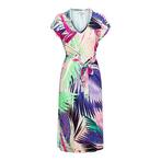 -30% &Co Woman  &Co Woman &co women jurk valerie leaf turquo, Verzenden, Nieuw