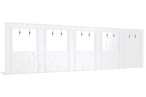 Overkapping zijwand PVC  | 10 meter breed |  250cm hoog |, Doe-het-zelf en Verbouw, Zeil en Folie, Zeil, Nieuw, Ophalen of Verzenden
