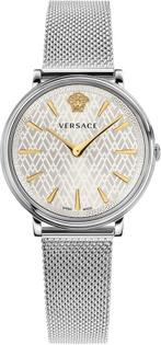 Versace VE8100519 V-Circle dames horloge 38 mm, Overige merken, Staal, Verzenden, Polshorloge