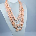 Koraal - Zilver - Halsketting - ROZE KORAAL KETTING, Nieuw