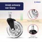 Stane Bureaustoel Wieltjes bureaustoelwielen Zwenkwielen, Ophalen of Verzenden, Zo goed als nieuw