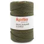 Katia Macramé Cord - 117 olijfgroen - Katoen Garen, Hobby en Vrije tijd, Breien en Haken, Ophalen of Verzenden, Nieuw