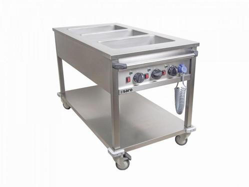 Bain Marie Wagen BT-3 | 3x 1/1 GN | Met Aftapkranen | 2kW |, Zakelijke goederen, Horeca | Keukenapparatuur, Nieuw in verpakking