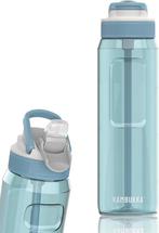 Kambukka Lagoon Drinkfles 1L - Arctic Blue 2.0 met, Caravans en Kamperen, Ophalen of Verzenden, Zo goed als nieuw