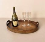 Dienblad - Laat 18e-eeuws, ovaal mahoniehout met, Antiek en Kunst