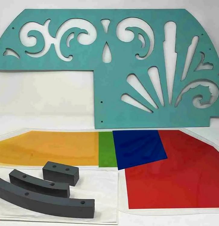 Wurlitzer 750/750E Back Door Mural Kit For Lighting, Verzamelen, Automaten | Jukeboxen, Ophalen