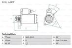 Startmotor / Starter MITSUBISHI OUTLANDER I (2.0 4WD,2...., Auto-onderdelen, Motor en Toebehoren, Ophalen of Verzenden, Nieuw