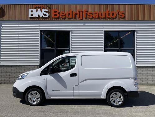 Nissan E-NV200 Business 109pk / volledig electrisch / rijkla, Auto's, Bestelauto's, Onderhoudsboekje, Lease, Automaat, Wit, Financial lease