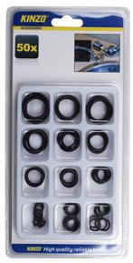 Set van 50 rubberen ringetjes in een doosje, Ophalen of Verzenden, Nieuw