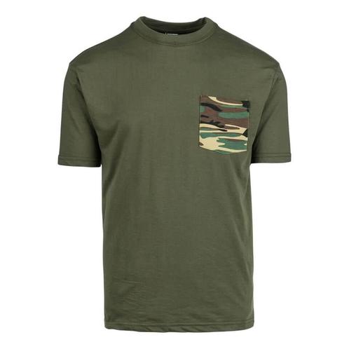 Kinder t-shirt met camouflage borstzak - Maat XXL, Kinderen en Baby's, Kinderkleding | Overige, Nieuw, Verzenden
