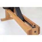 NOHRD WeightBench Halterbank Walnoot, zwart leder, Sport en Fitness, Verzenden, Nieuw