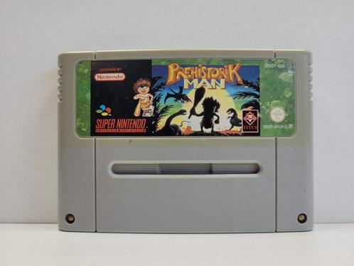 Prehistorik Man - SNSP-APUP-EUR Garantie & morgen in huis!, Spelcomputers en Games, Games | Nintendo Super NES, Zo goed als nieuw