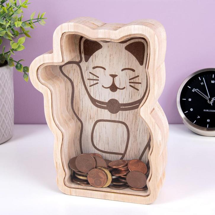 Lucky Cat spaarpot, Verzamelen, Spaarpotten, Verzenden