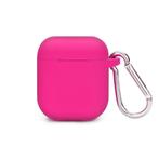 Case voor Airpod - siliconen hoesje - Roze, Telecommunicatie, Overige Telecommunicatie, Nieuw, Ophalen of Verzenden