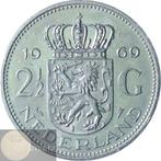 Nederland. Juliana. 2 1/2 Gulden 1969 visje t/m 1980 dubbele, Postzegels en Munten, Munten | Nederland