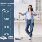 2dekans | Spalax Stoffer en Blik met Lange Steel –, Ophalen of Verzenden, Zo goed als nieuw, Wit