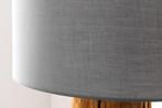 Design vloerlamp ROOTS 160cm drijfhout linnen kap grijs, Huis en Inrichting, Lampen | Vloerlampen, Nieuw, Ophalen of Verzenden