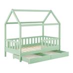 Kinderbed Marli - 90 x 200 cm - Mint - Incl. lades, Kinderen en Baby's, Kinderkamer | Bedden, Verzenden, Nieuw