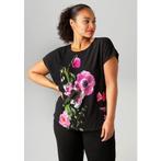 Aniston PLUS Shirtblouse met kleurrijke, grote bloemen, Kleding | Dames, T-shirts, Verzenden, Nieuw