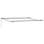 Handmatige Markies Antraciet 5x3 - Super Deal! Tweedekansje, Tuin en Terras, 450 cm of meer, Nieuw, Ophalen of Verzenden, Knikarmscherm