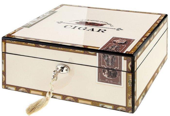 ANGELO - Zonder Minimumprijs - Humidor - Hout, Verzamelen, Rookartikelen, Aanstekers en Luciferdoosjes