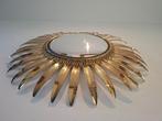 Deknudt - Wandspiegel- Zonnespiegel collector - Messing -