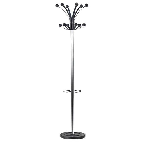 Unilux staande kapstok Hakea - zwart/chroom, Huis en Inrichting, Woonaccessoires | Kapstokken, Nieuw, Verzenden
