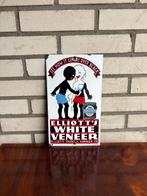 Emaille reclamebord - Emaille reclamebord – Elliott’s White