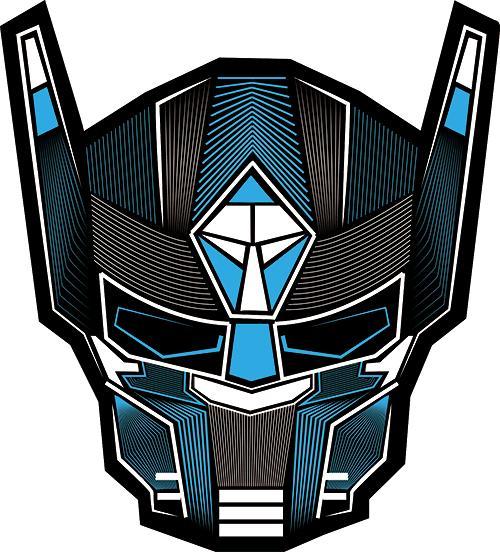 LED masker Transformer (lichtgevend / glow in the dark), Kleding | Dames, Carnavalskleding en Feestkleding, Nieuw, Verzenden