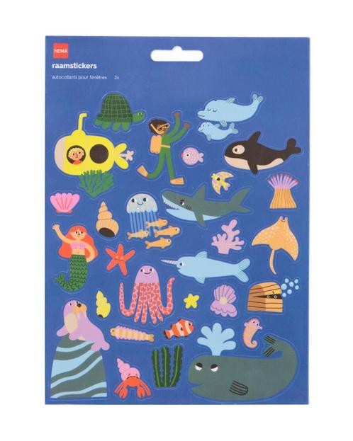 HEMA Raamstickers onderwater, Hobby en Vrije tijd, Stickers en Plaatjes, Nieuw, Verzenden