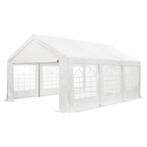 Partytent / Paviljoen Gala - 4 x 6 meter - Wit - Incl. Zijwa, Tuin en Terras, Verzenden, Nieuw