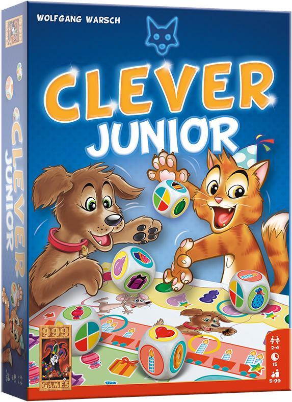 Clever Junior | 999 Games - Dobbelspellen, Hobby en Vrije tijd, Gezelschapsspellen | Bordspellen, Nieuw, Verzenden