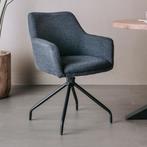 *WOONWINKEL* Tower Living Ortana Moderne Stoel Indigo, Verzenden, Nieuw, Grijs