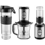 Botti Flavio 2 in 1 hakmolen en smoothie blender 500W zwart, Ophalen of Verzenden, Nieuw
