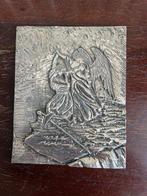 Zilveren Icoon van de worsteling Jacob en de engel Genesis