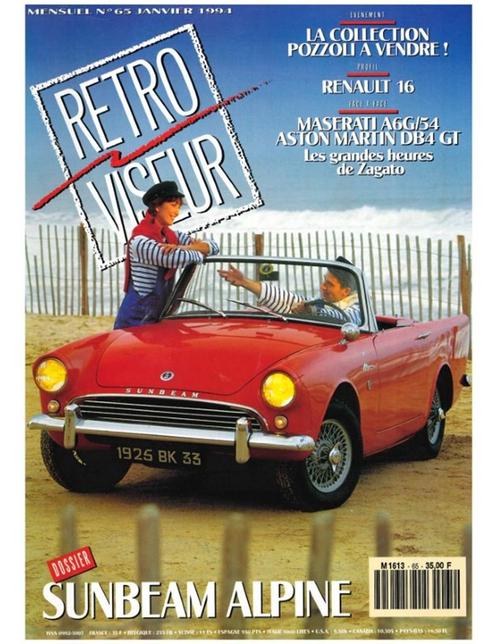 1994 RETROVISEUR MAGAZINE 65 FRANS, Boeken, Auto's | Folders en Tijdschriften