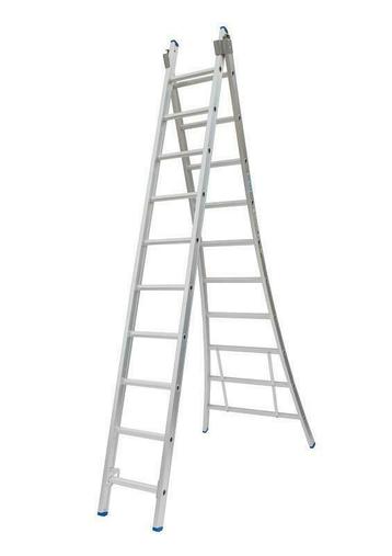 SOLIDE | 2-DELIGE LADDER | 2 x 10 SPORTEN | 802210 beschikbaar voor biedingen
