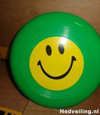 40x Frisbee smiley groen
