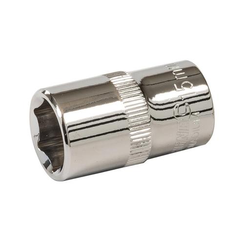 Silverline Zeskantige dop - 15 mm - chroom vanadium - roe..., Doe-het-zelf en Verbouw, Gereedschap | Handgereedschap, Nieuw, Ophalen of Verzenden