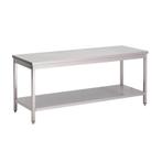 RVS werktafel met onderblad | 70 cm | 8 Formaten, Zakelijke goederen, Horeca | Meubilair en Inrichting, Verzenden, Nieuw in verpakking