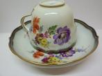Meissen - Kop en schotel - Antiek - MEISSEN PORSELEIN - hand, Antiek en Kunst