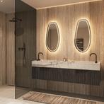 HIPP Design Phantom Organische LED spiegel - 45 x 90 cm -, Huis en Inrichting, Woonaccessoires | Spiegels, Ophalen of Verzenden