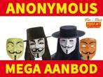 Anonymous kleding - Mega aanbod carnavals anonymous kostuums, Ophalen of Verzenden, Nieuw
