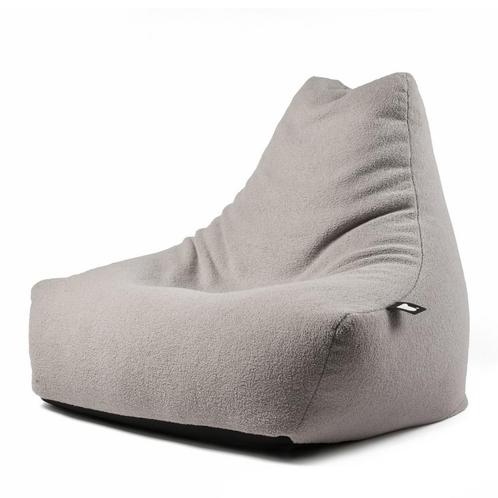 B-Bag Indoor Teddy - Soft Grey, Huis en Inrichting, Zitzakken, Verzenden