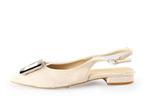 Linea Zeta Slingbacks in maat 39 Beige | 10% extra korting, Verzenden, Beige, Zo goed als nieuw, Linea Zeta