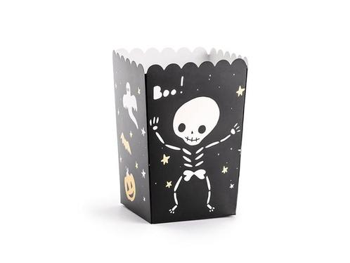 Halloween Popcorn Bakjes 12,5cm 6st, Hobby en Vrije tijd, Feestartikelen, Nieuw, Verzenden