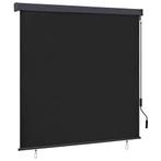 vidaXL Buiten Rolgordijn Gestreept Antraciet 180 x 250 cm, Huis en Inrichting, Verzenden, Nieuw
